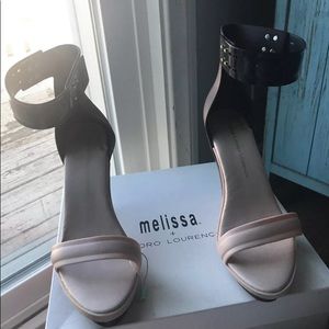 Melissa pink and brown platform